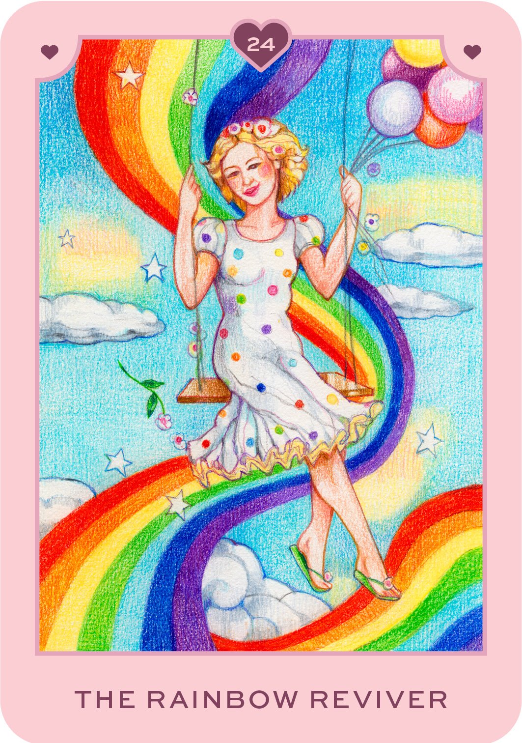 True Love Oracle card exploring the deck's contemplative imagery — Eternal Spirit