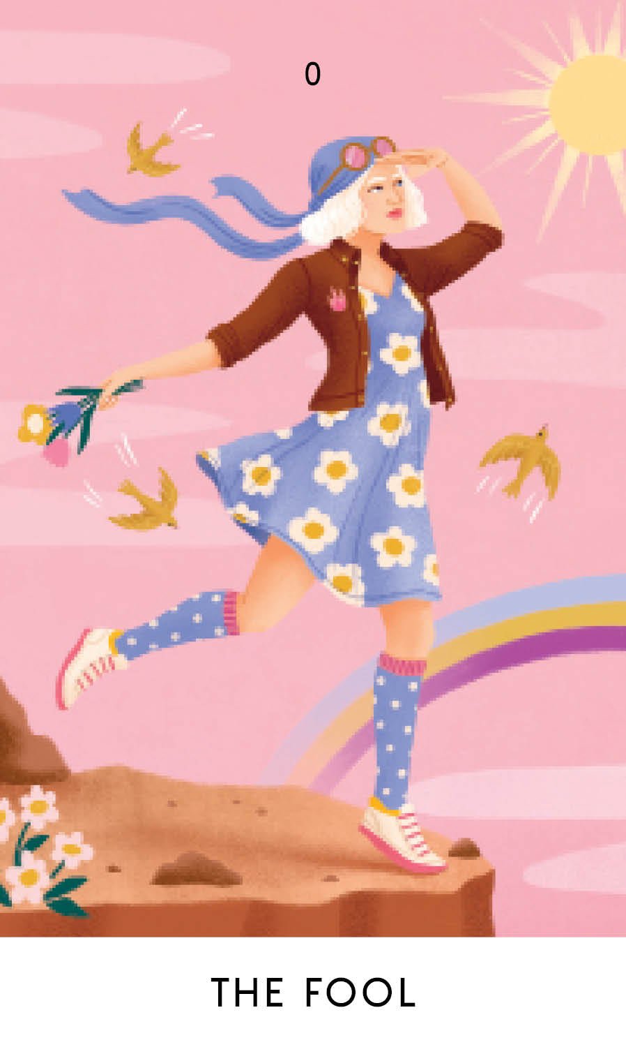 Sample card from the Tarot Cards of Modern Goddesses tarot deck — Eternal Spirit