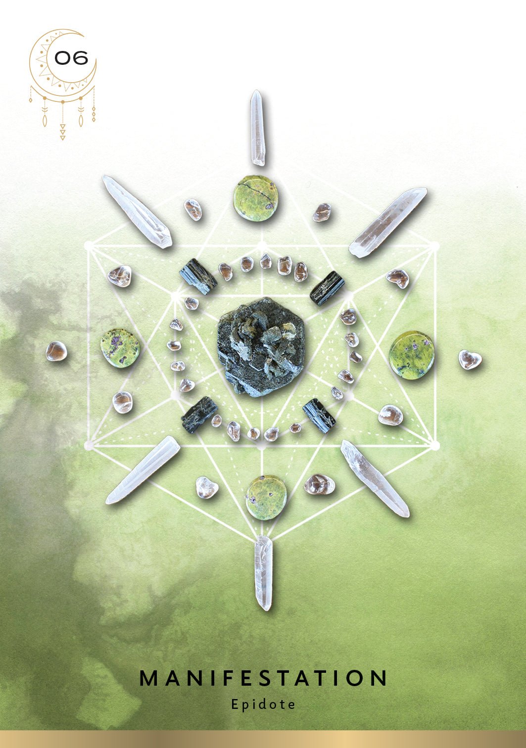 Crystal Grid Oracle Cards (Deluxe Edition) card unveiling the deck's spiritual symbolism — Eternal Spirit