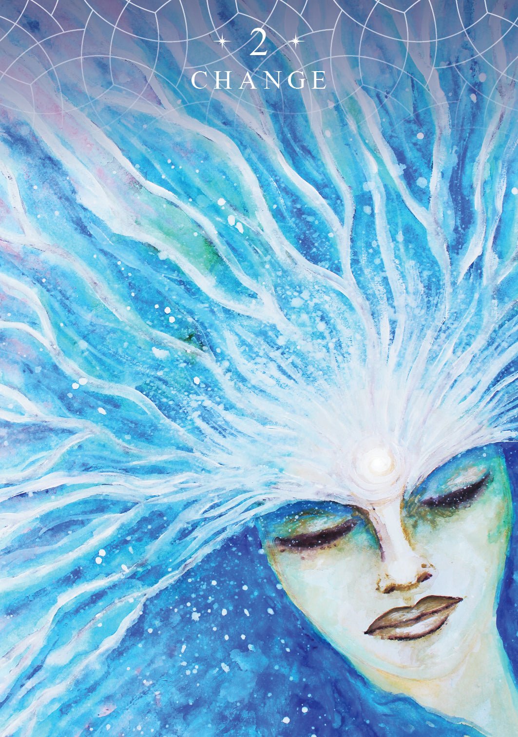 Ascension Oracle card showing the deck's detailed artistic vision — Eternal Spirit