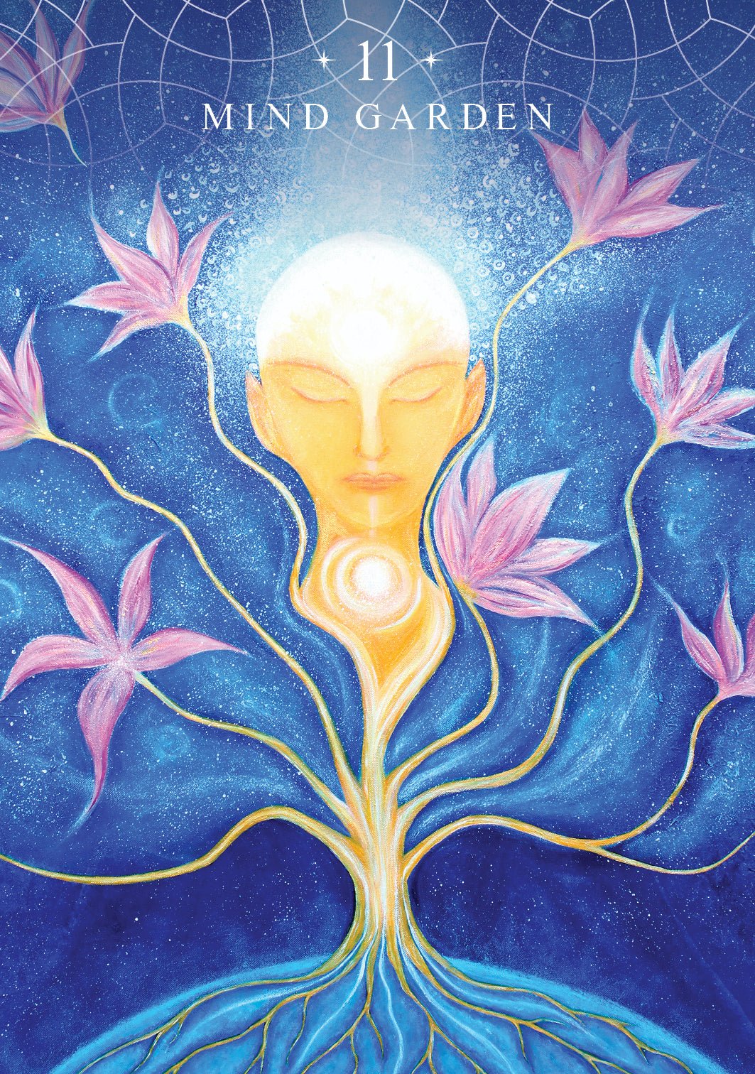 Ascension Oracle card presenting the deck's visionary illustrations — Eternal Spirit