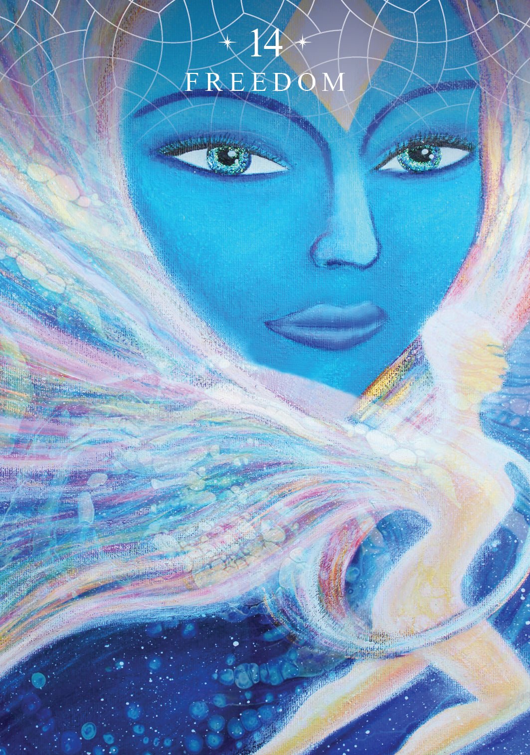 Ascension Oracle card offering a glimpse of the deck's sacred imagery — Eternal Spirit