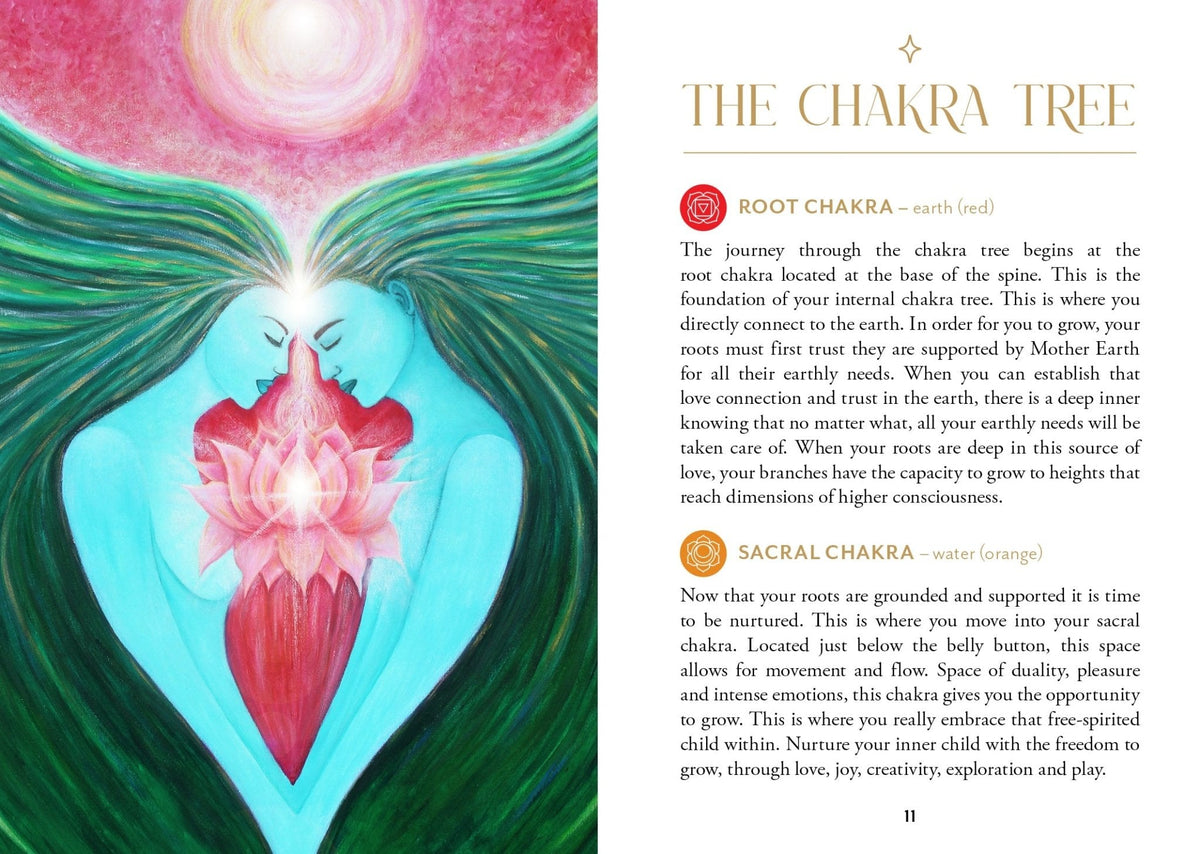 Ascension Oracle card featuring the deck's enchanting card art — Eternal Spirit