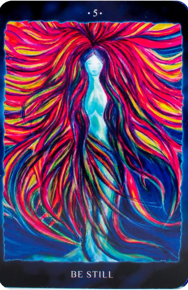 Cosmic Reading Cards card presenting the deck's visionary illustrations — Eternal Spirit