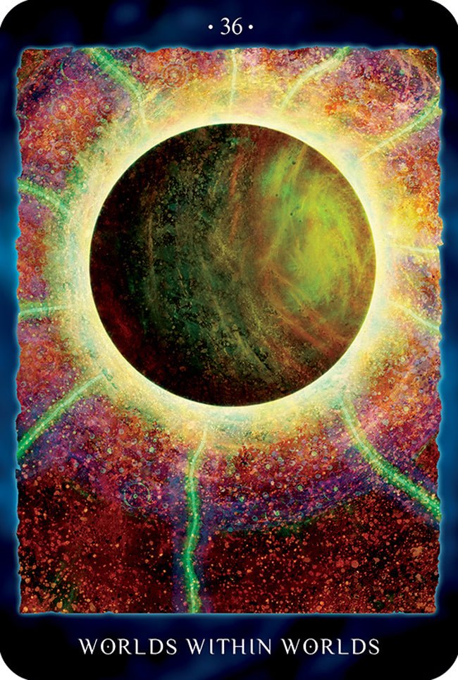 Cosmic Reading Cards card showing the deck's detailed artistic vision — Eternal Spirit