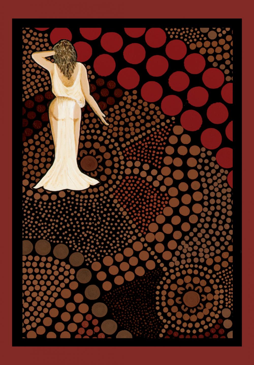 Aboriginal Goddess Chakra Oracle card offering a glimpse of the deck's sacred imagery — Eternal Spirit
