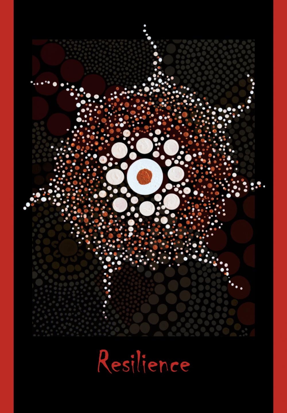 Aboriginal Goddess Chakra Oracle card showing the deck's detailed artistic vision — Eternal Spirit