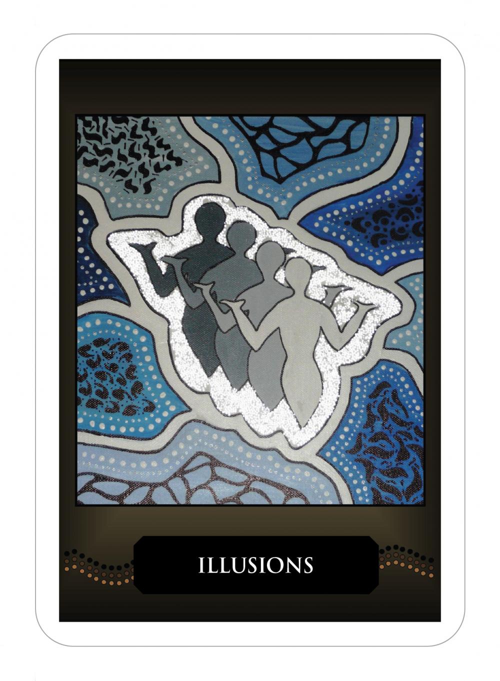 Aboriginal Spirit Oracle card highlighting the deck's symbolic art — Eternal Spirit