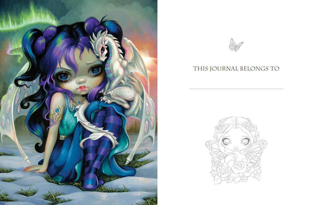 Sample page from Jasmine Becket-Griffith Journal journal — Eternal Spirit
