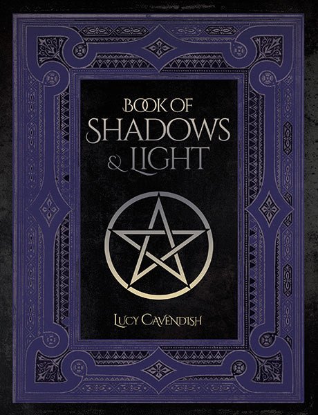 Book of Shadows and Light Journal dark cover with pentagram by Lucy Cavendish — Eternal Spirit
