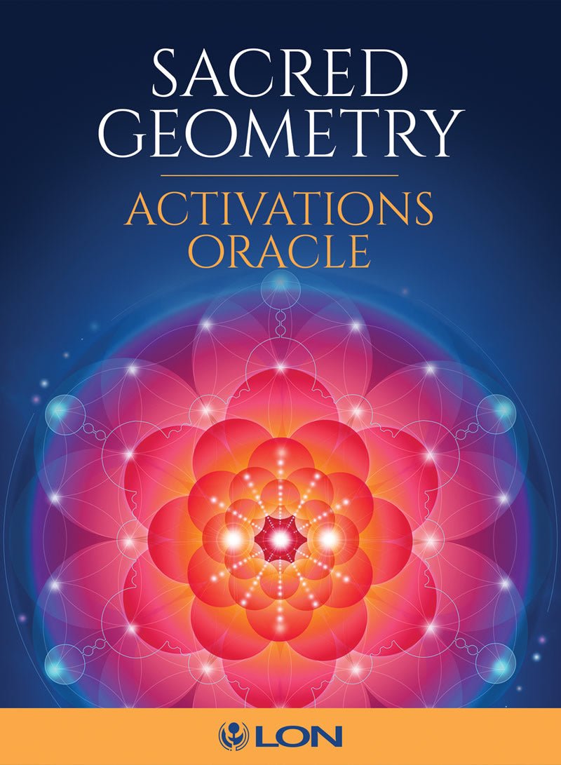 Sacred Geometry Activations Oracle box with glowing mandala and stars — Eternal Spirit