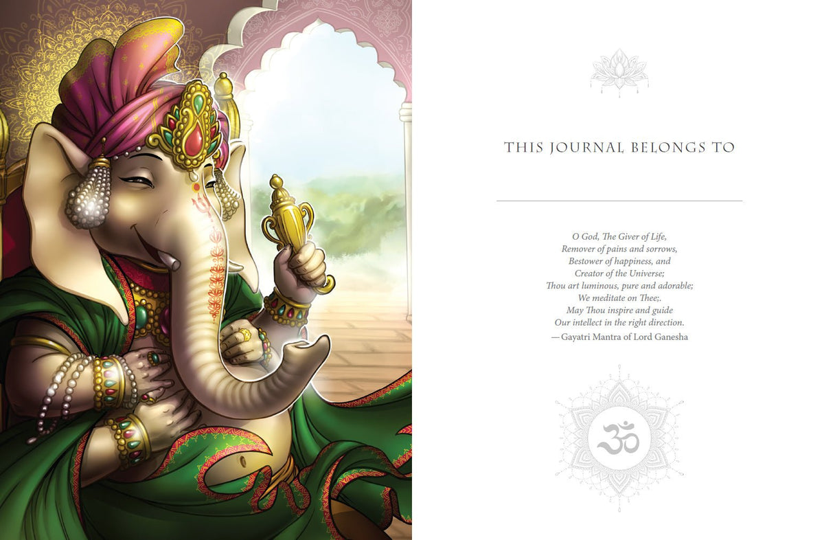 Sample page from Whispers of Lord Ganesha Journal journal — Eternal Spirit