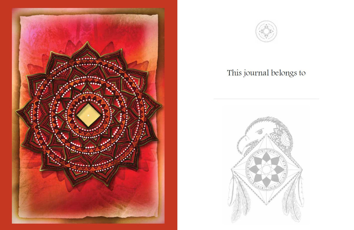 Sample page from Native Heart Healing Journal journal — Eternal Spirit