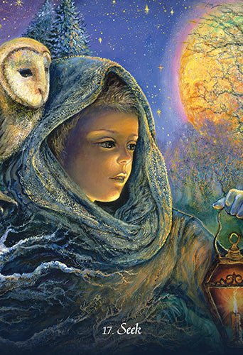 Gratitude Oracle card sharing the deck's luminous illustration style — Eternal Spirit