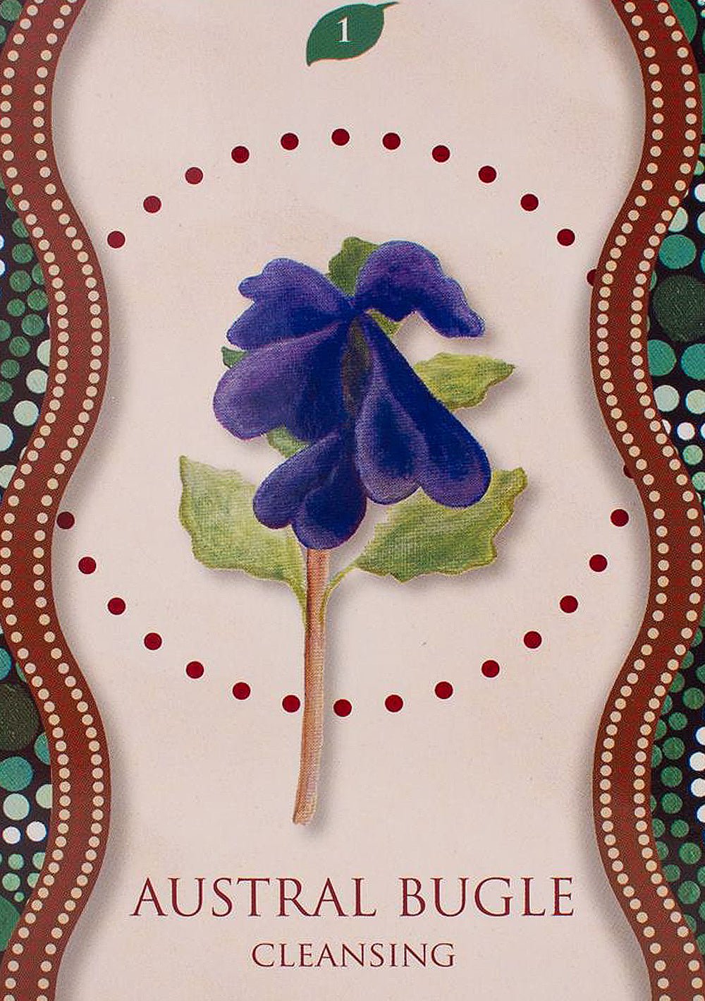 Aboriginal Healing Oracle card reflecting the deck's transcendent artwork — Eternal Spirit