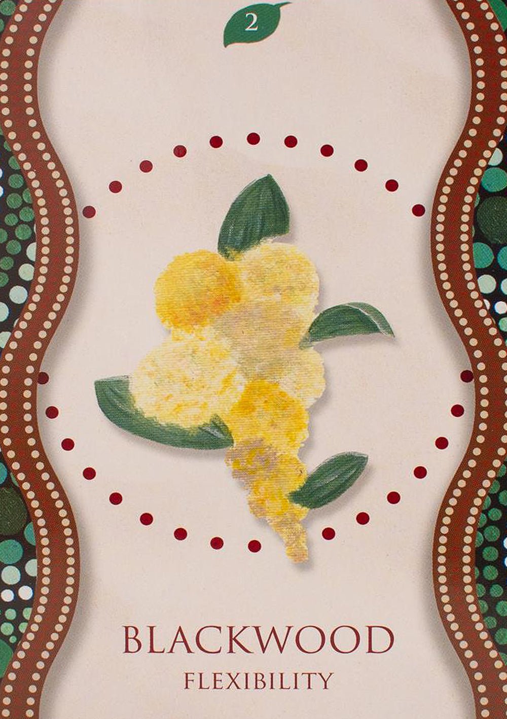Aboriginal Healing Oracle card exploring the deck's contemplative imagery — Eternal Spirit