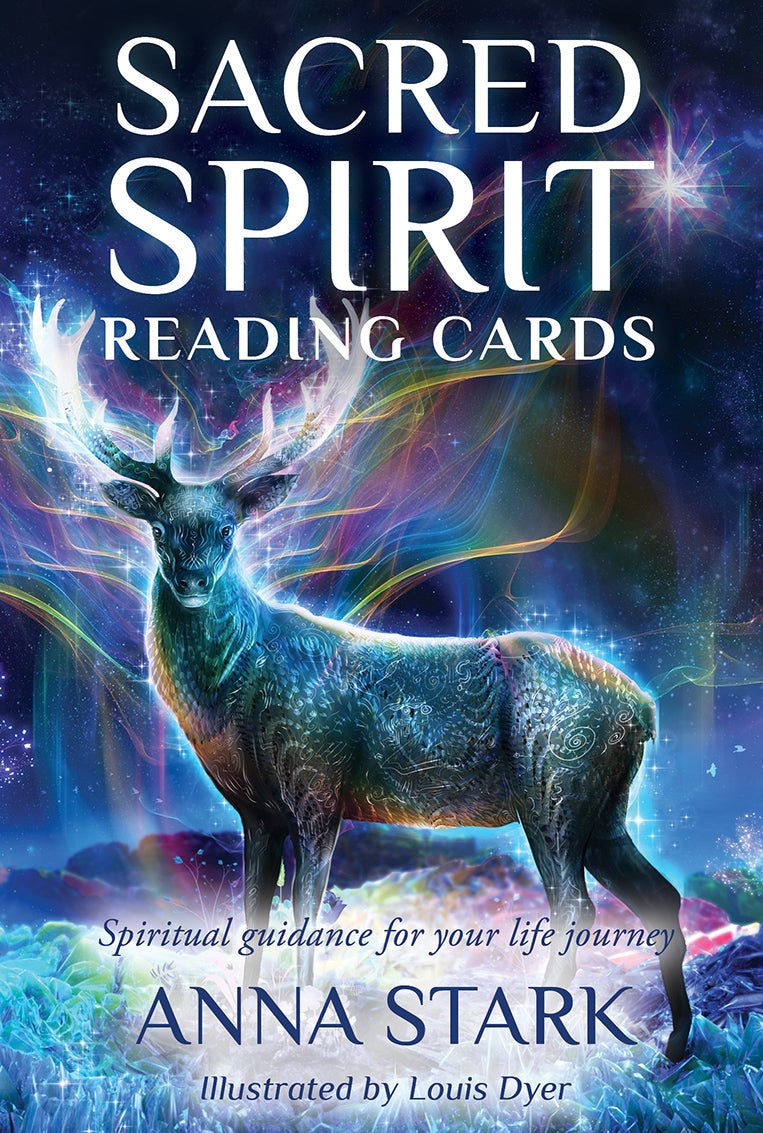 Sacred Spirit Reading Cards box with wolf spirit by Anna Stark — Eternal Spirit