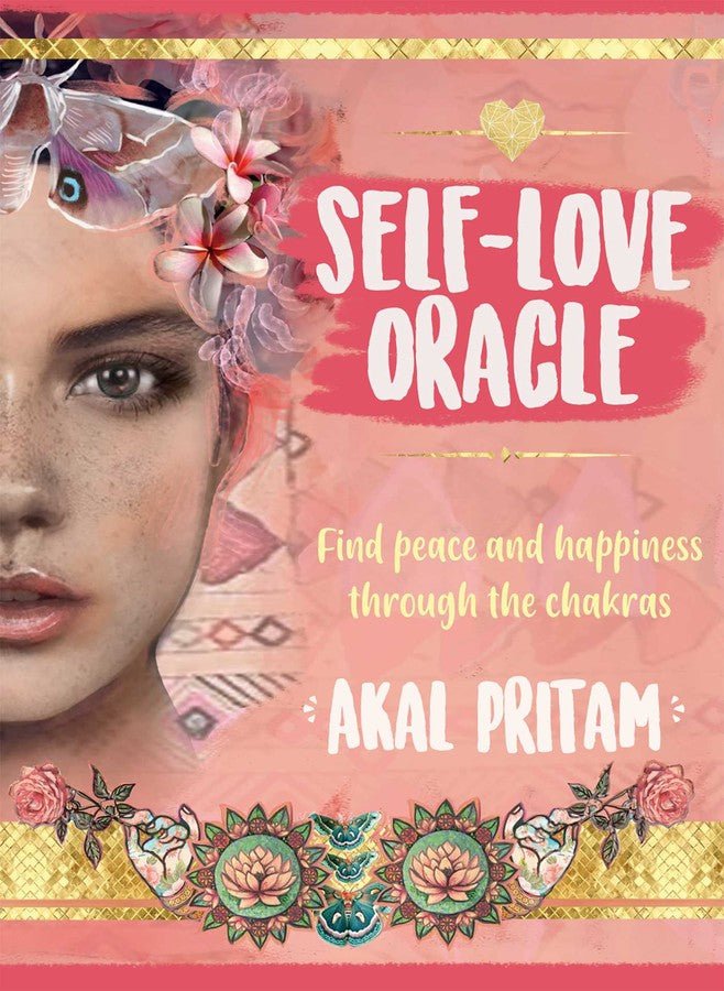 Self-Love Oracle box with vibrant painted woman by Akal Pritam — Eternal Spirit