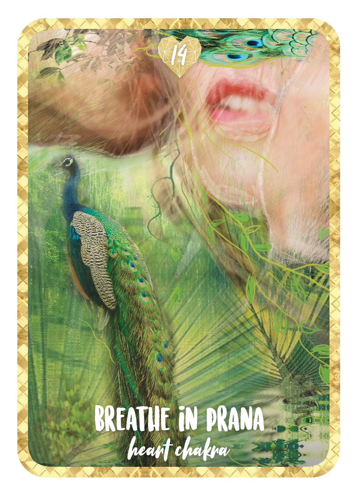 Self-Love Oracle card demonstrating the deck's inspired artistry — Eternal Spirit
