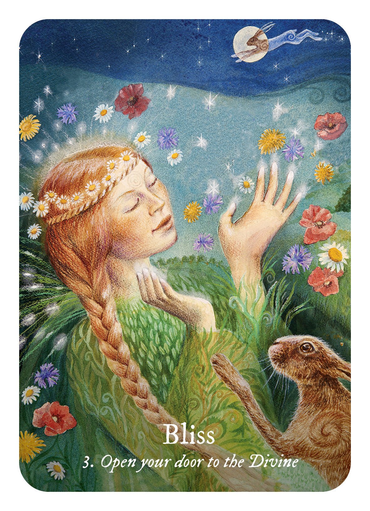 Goddess Love Oracle card showcasing the deck's evocative imagery — Eternal Spirit