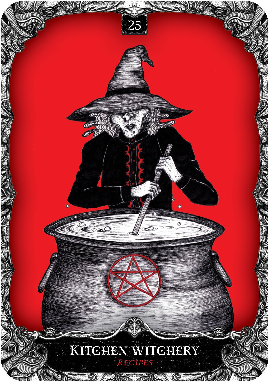 Oracle of the Witch card showing the deck's detailed artistic vision — Eternal Spirit