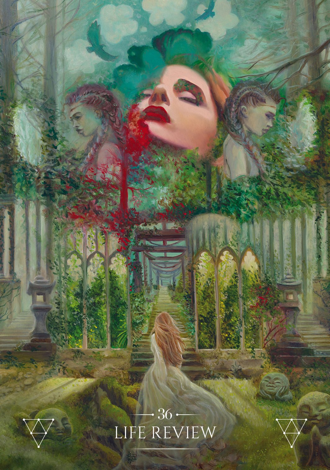 Mystical Journey Oracle card offering a glimpse of the deck's sacred imagery — Eternal Spirit