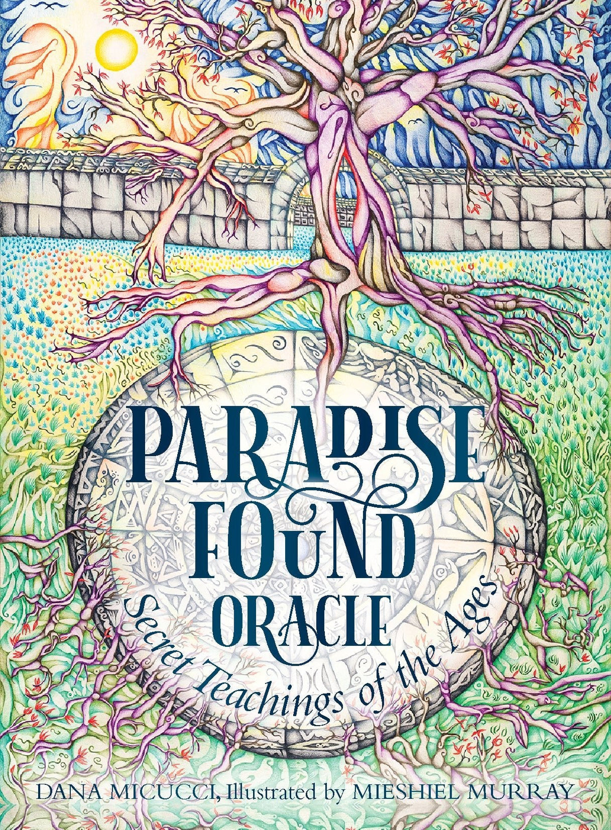 Paradise Found Oracle box with tropical bird and lush floral border — Eternal Spirit