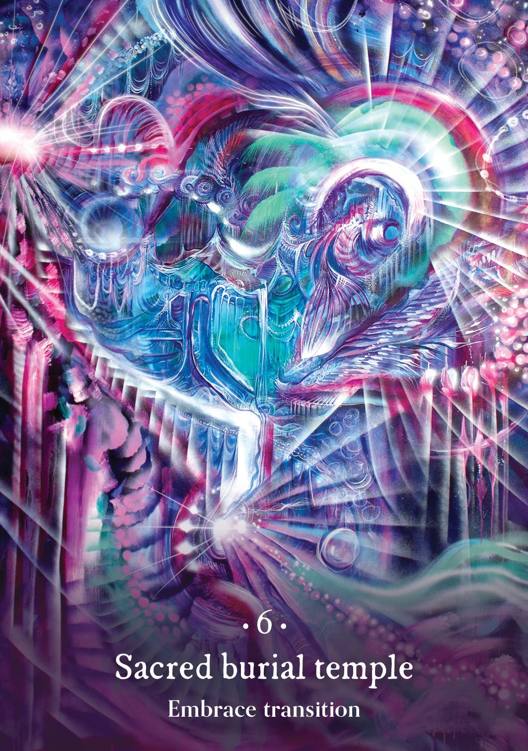 Sacred Sea Oracle card featuring the deck's enchanting card art — Eternal Spirit