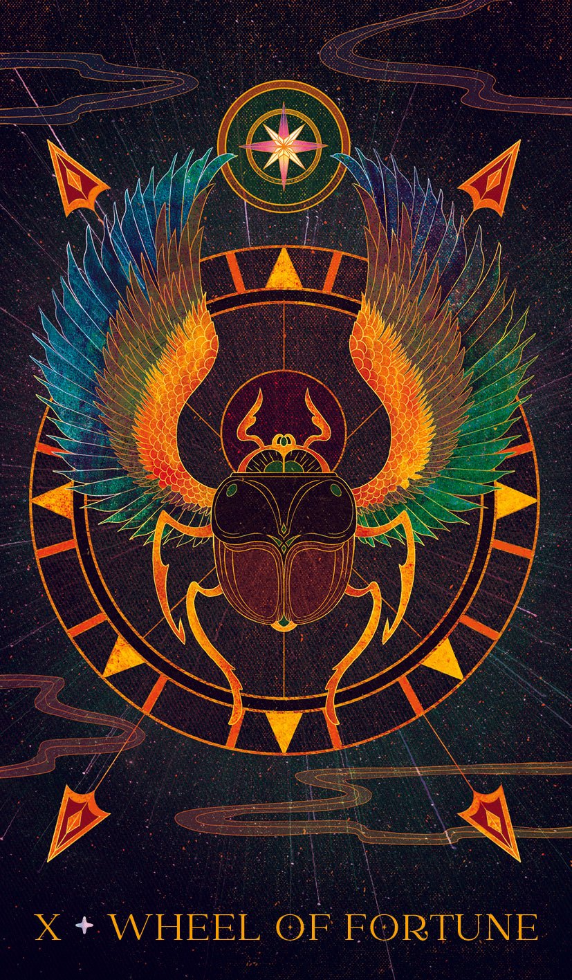 Orien's Animal Tarot card showcasing the deck's evocative imagery — Eternal Spirit
