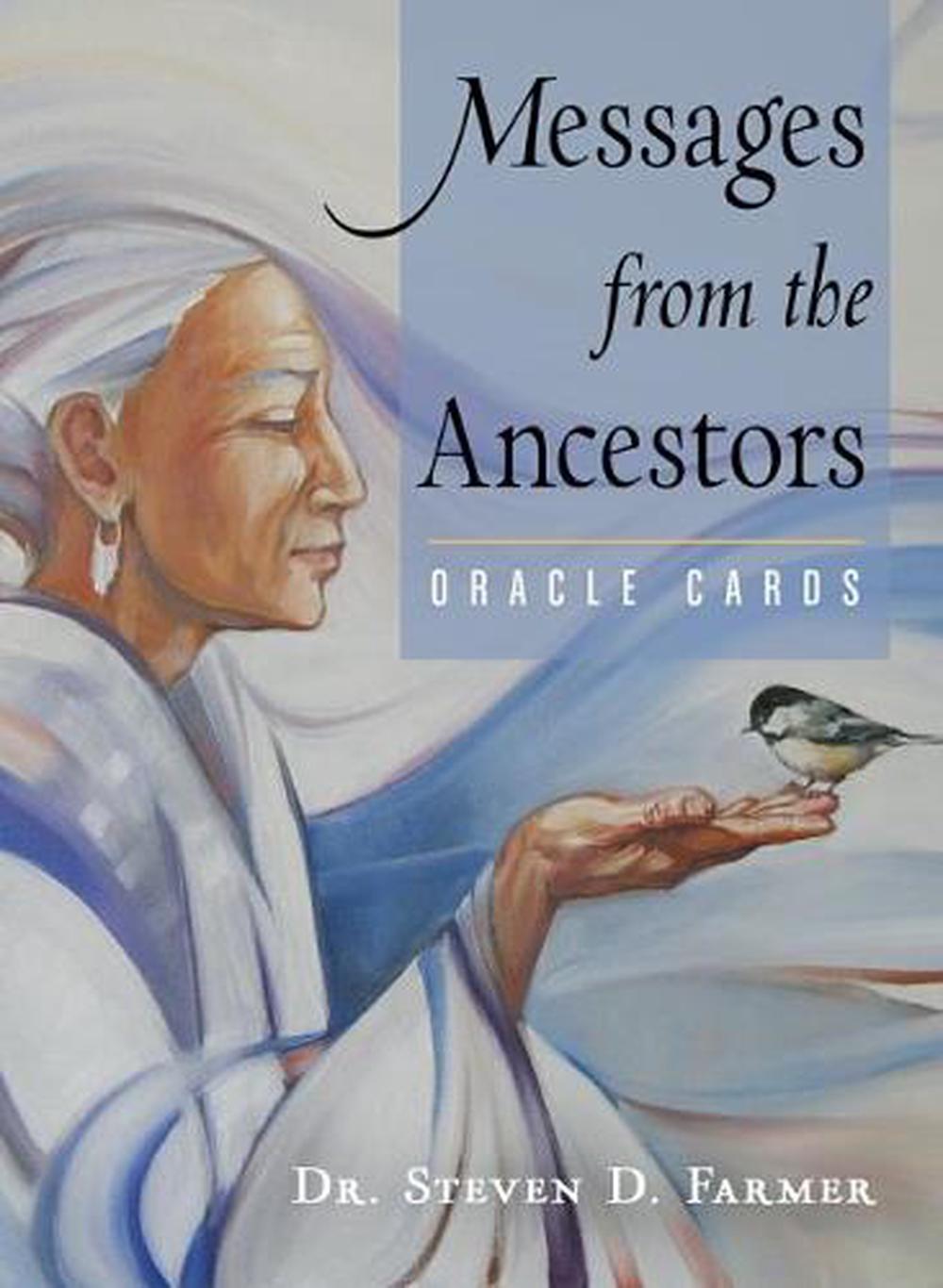 Messages from the Ancestors Oracle box with elder woman portrait — Eternal Spirit