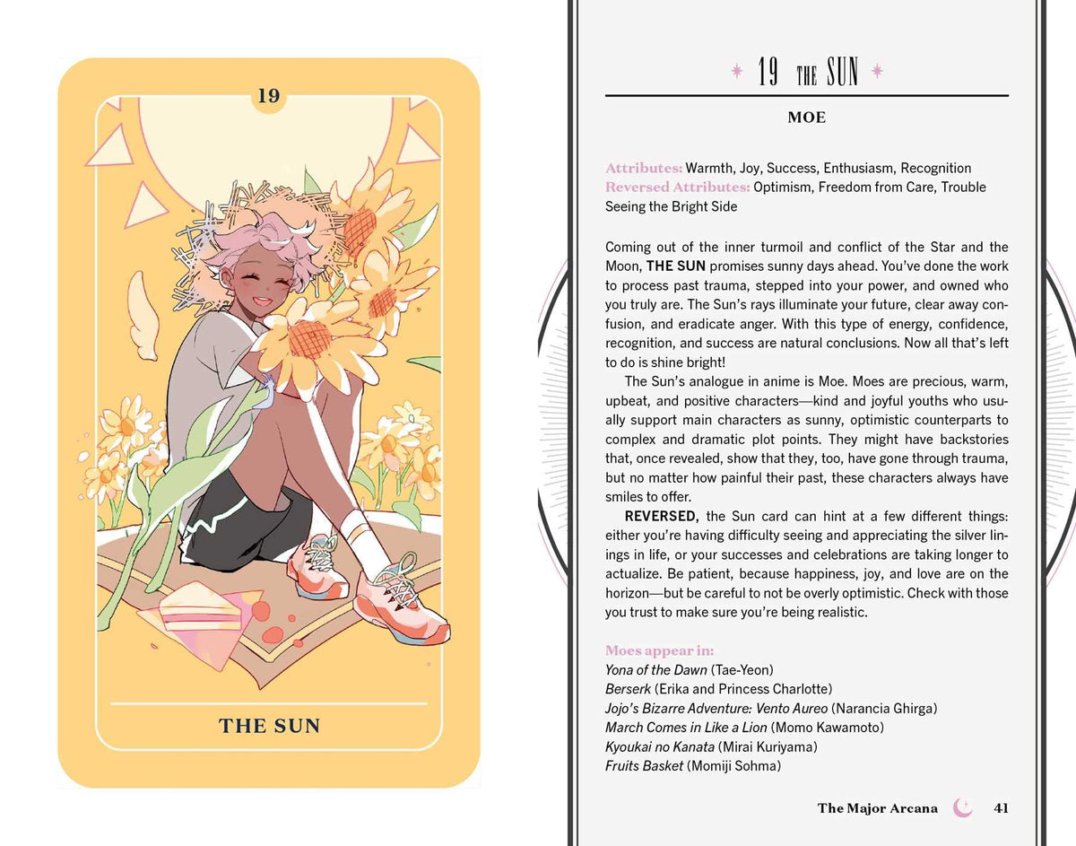 Anime Tarot card highlighting the deck's symbolic art — Eternal Spirit