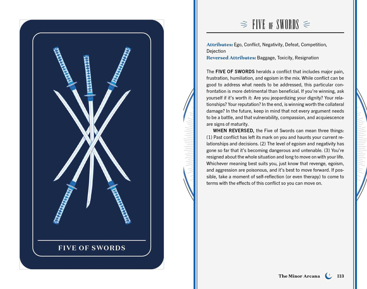 Anime Tarot card unveiling the deck's spiritual symbolism — Eternal Spirit