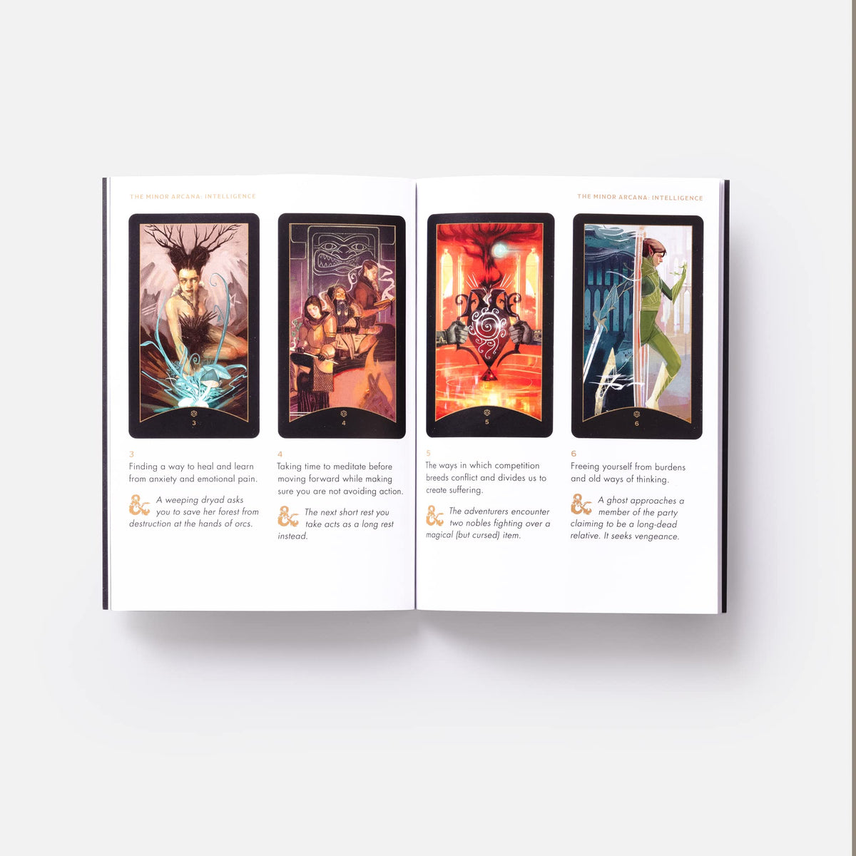 Sample card from the The Dungeons and Dragons Tarot tarot deck — Eternal Spirit