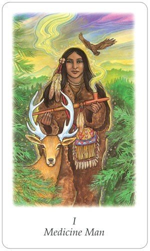 Vision Quest Tarot card revealing the deck's mystical artwork — Eternal Spirit