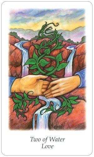 Vision Quest Tarot card showcasing the deck's evocative imagery — Eternal Spirit