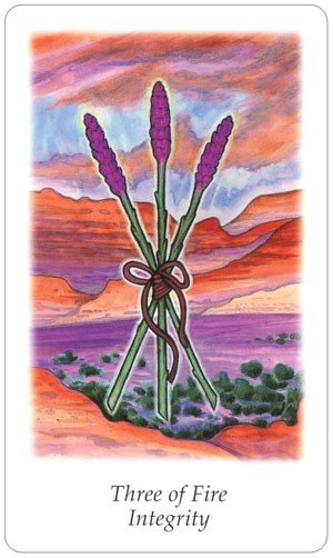 Vision Quest Tarot card displaying the deck's hand-painted illustrations — Eternal Spirit