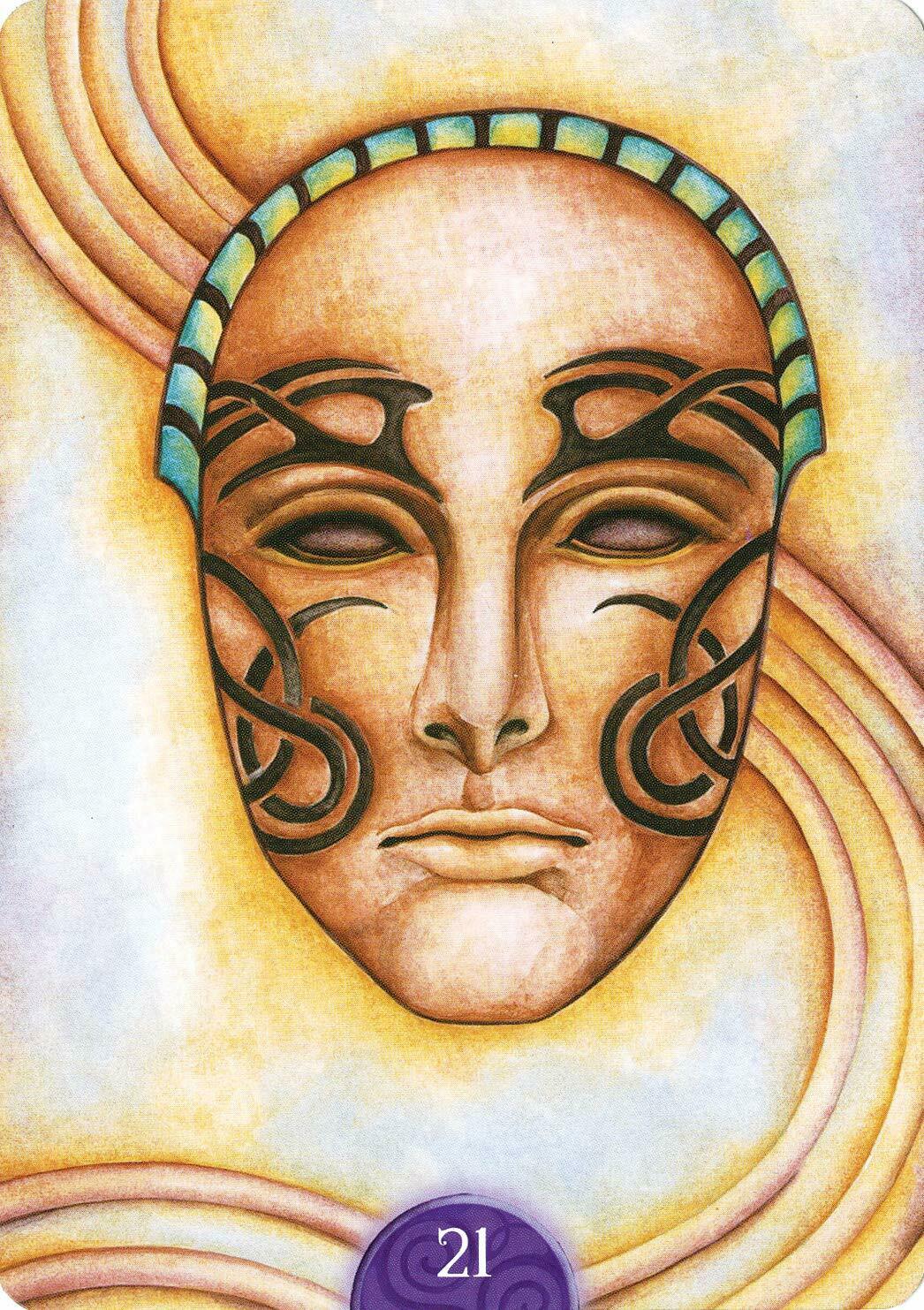 Wicca Oracle card showing the deck's detailed artistic vision — Eternal Spirit