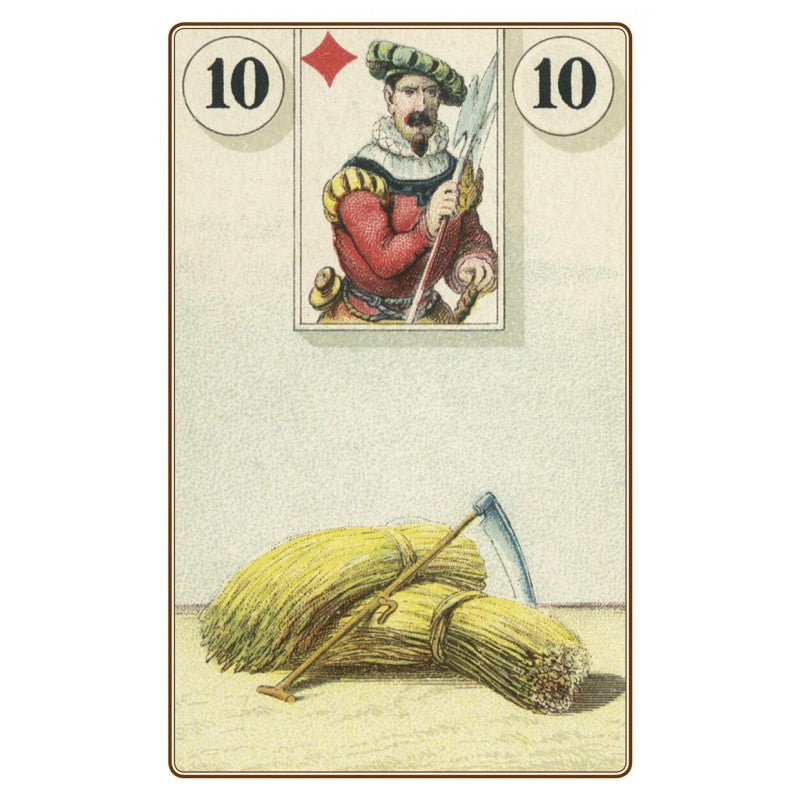 Lenormand Oracle card showing the deck's detailed artistic vision — Eternal Spirit