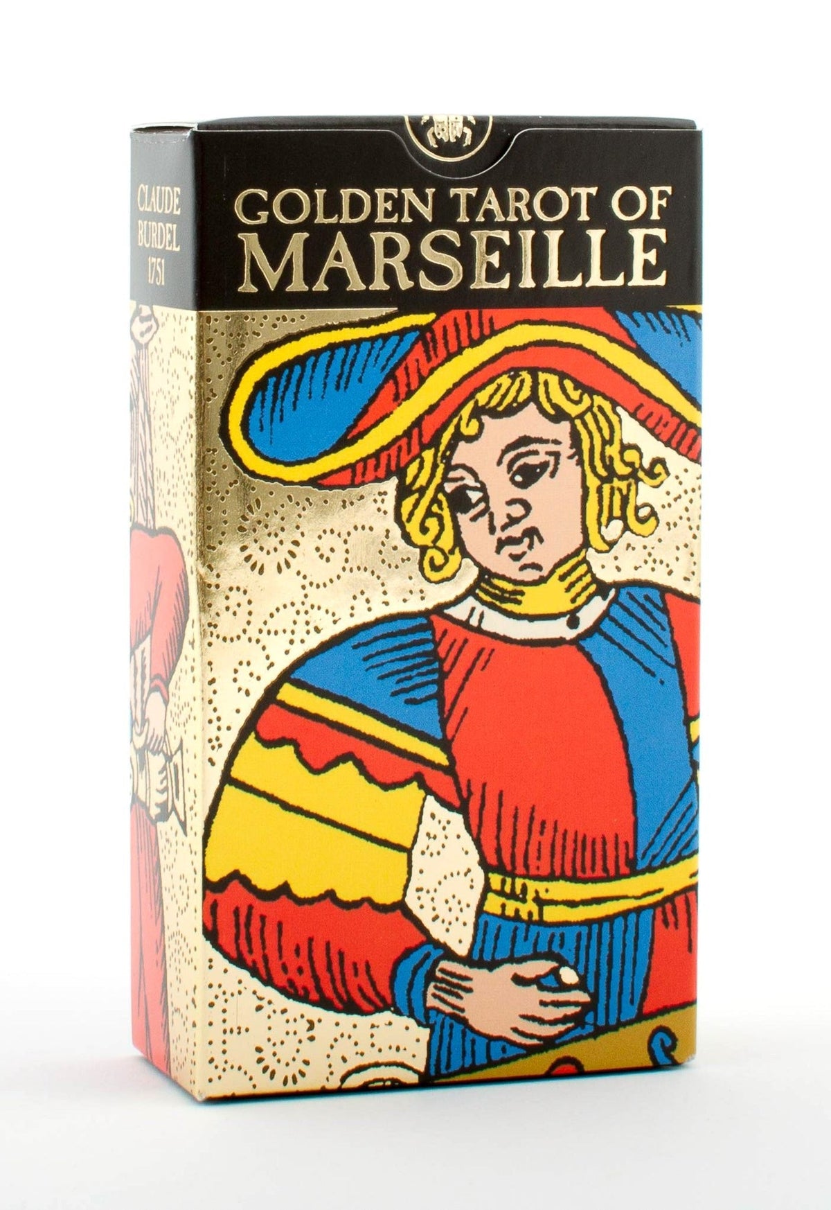 Box cover of Golden Tarot of Marseille tarot card deck — Eternal Spirit