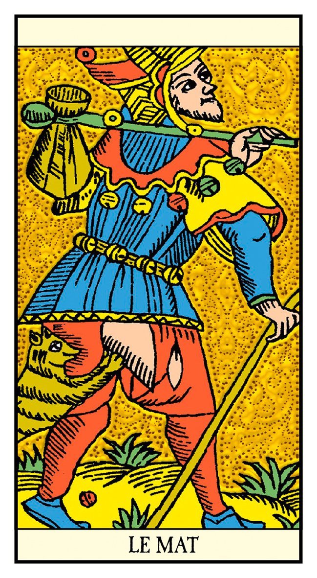Golden Tarot of Marseille card showcasing the deck's evocative imagery — Eternal Spirit