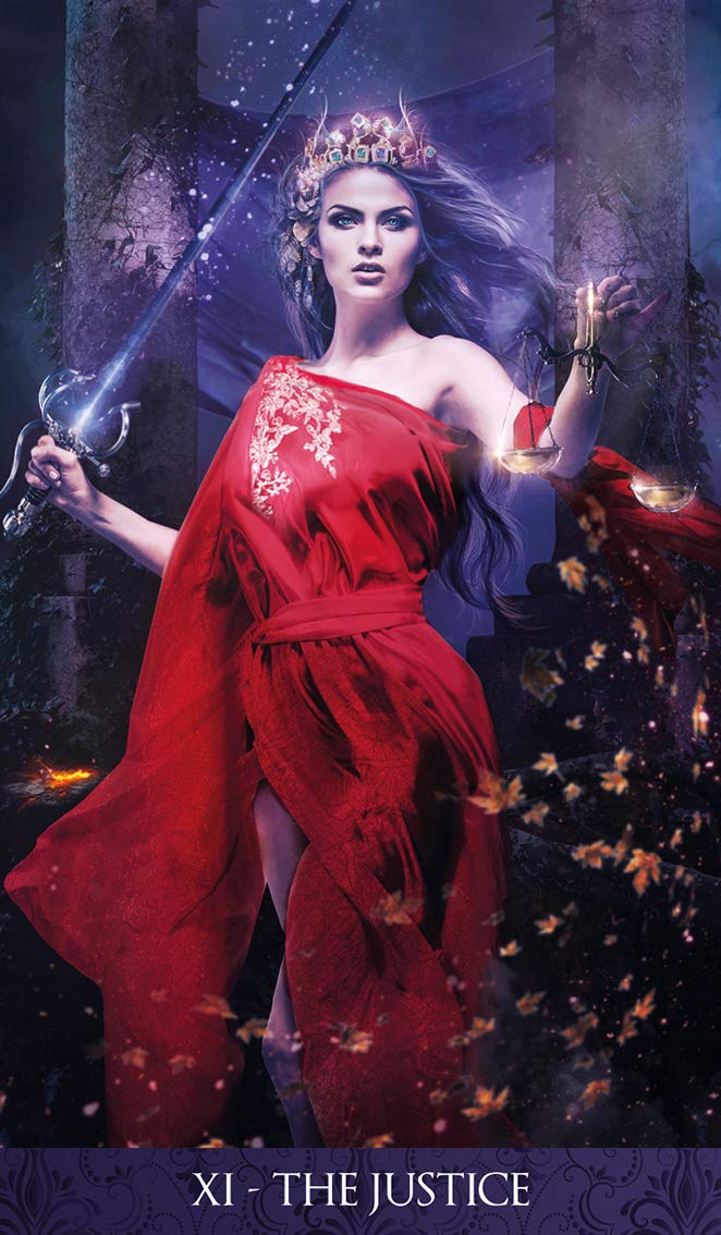 Tarot De La Nuit card showing the deck's detailed artistic vision — Eternal Spirit