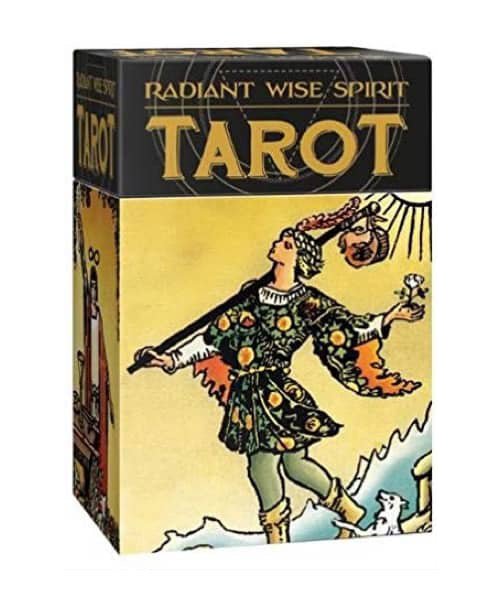 Radiant Wise Spirit Tarot box with lion and compass rose design — Eternal Spirit