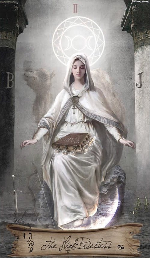 Heaven & Earth Tarot Set card showing the deck's detailed artistic vision — Eternal Spirit