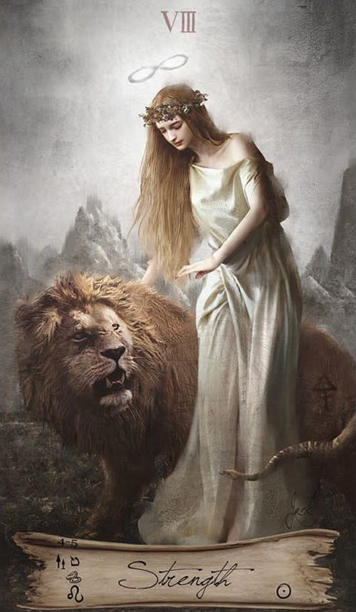 Sample card from the Heaven & Earth Tarot Set tarot deck — Eternal Spirit
