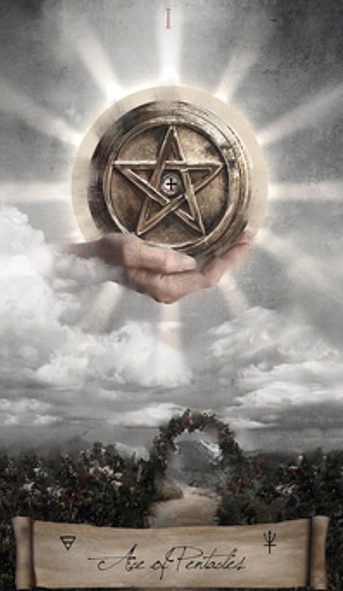 Heaven & Earth Tarot Set card illuminating the deck's rich colour palette — Eternal Spirit