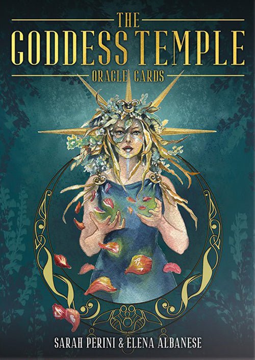 The Goddess Temple Oracle Cards box with mystical faery temple figure — Eternal Spirit