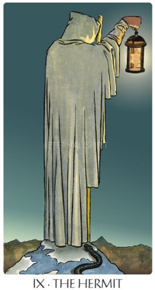 Tarot of the New Vision (Mini) card showing the deck's detailed artistic vision — Eternal Spirit
