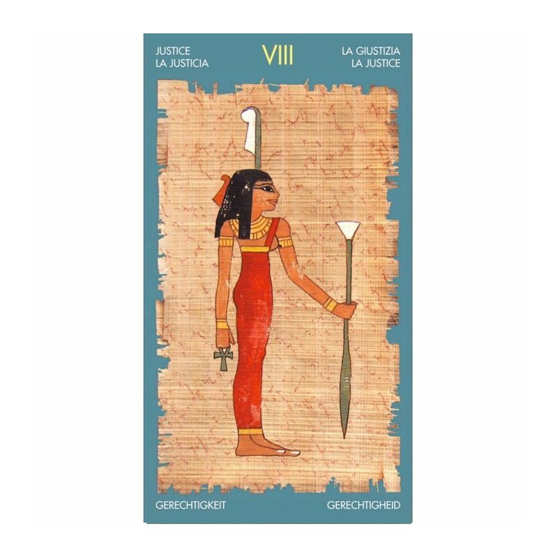 Sample card from the Cleopatra Tarot tarot deck — Eternal Spirit