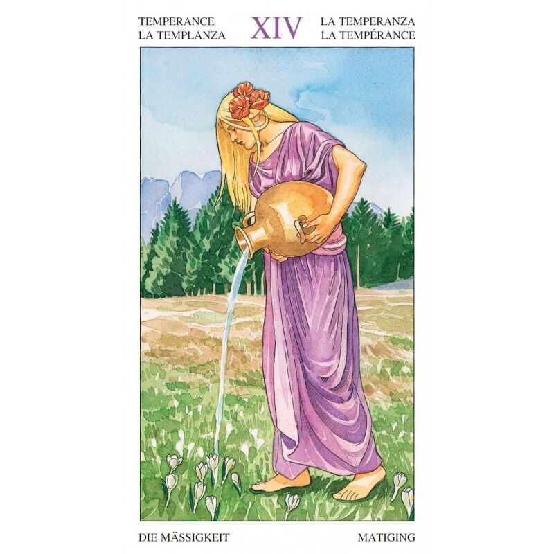 The Sorcerers Tarot card demonstrating the deck's inspired artistry — Eternal Spirit