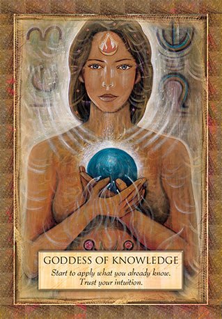 Angels Gods and Goddesses card showcasing the deck's evocative imagery — Eternal Spirit